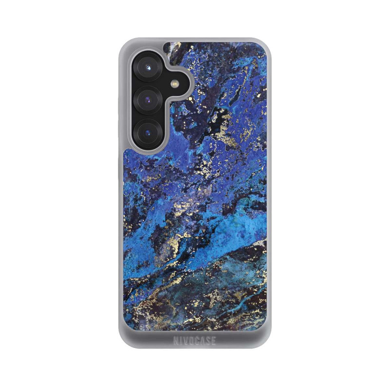 Galaxy S25 NIVOpure Lapislazuli blau und gold