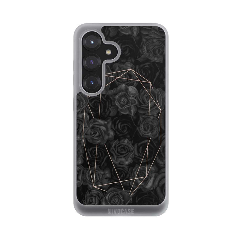 Galaxy S25 NIVOpure Schwarze Rosen