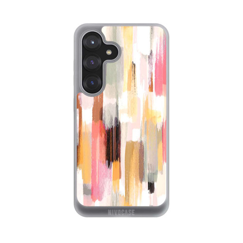 Samsung Galaxy S25 NIVOpure Abstract Brushstrokes Autumn Shades