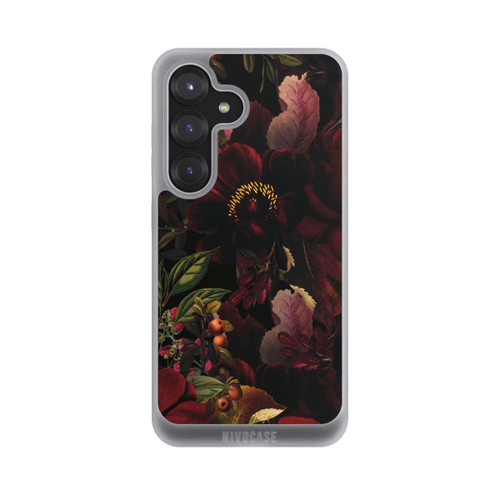 Samsung Galaxy S25 NIVOpure Dunkle Rote Vintage Barock Rosen
