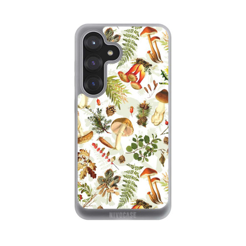 Samsung Galaxy S25 NIVOpure Pilzmuster Weiß