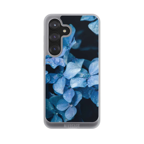 Samsung Galaxy S25 NIVOpure Blaue Blüten