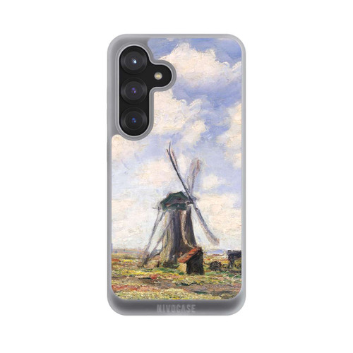 Samsung Galaxy S25 NIVOpure Tulpenfelder mit der Rijnsburger Windmühle von Claude Monet