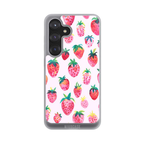 Samsung Galaxy S25 NIVOpure Aquarell Erdbeeren