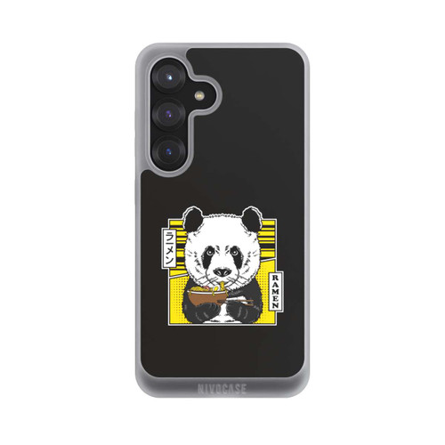 Samsung Galaxy S25 NIVOpure Panda und Ramensuppe
