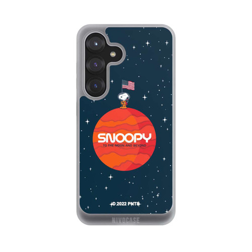 Samsung Galaxy S25 NIVOpure Snoopy Weltraumreisender Orange