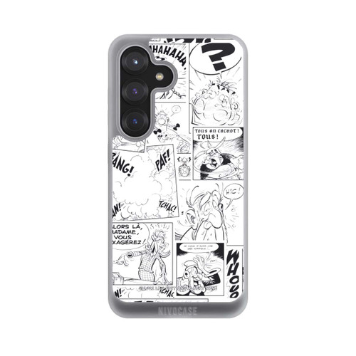 Samsung Galaxy S25 NIVOpure Asterix Comic Schwarz und Weiß