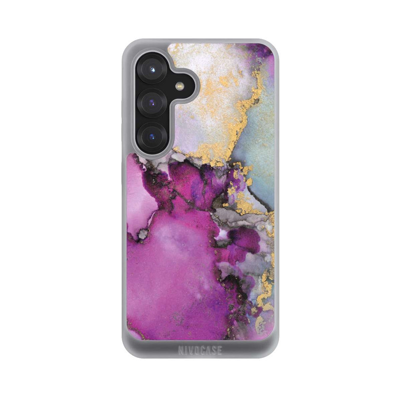 Galaxy S25 NIVOpure Alcohol Ink Art Pink