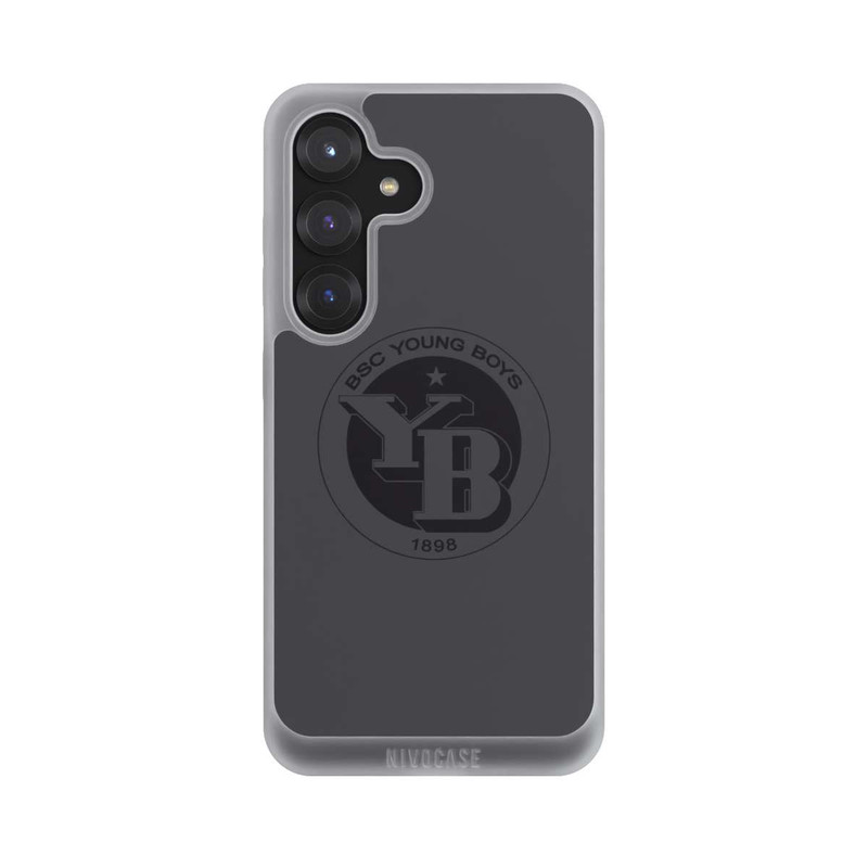 Galaxy S25 NIVOpure BSC YB Logo Grau