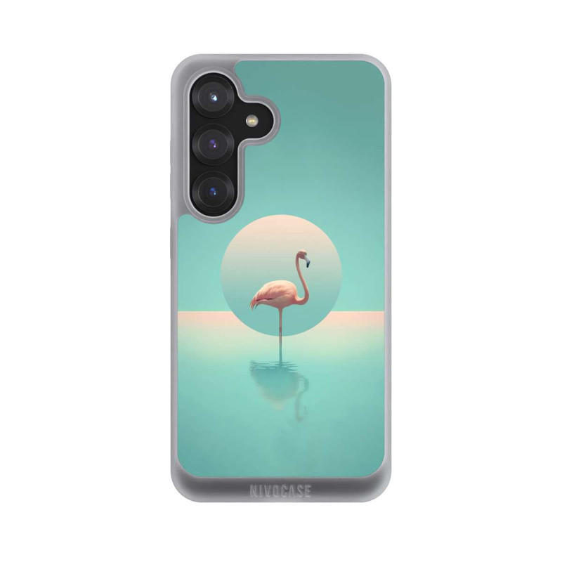 Galaxy S25 NIVOpure Flamant dans la piscine