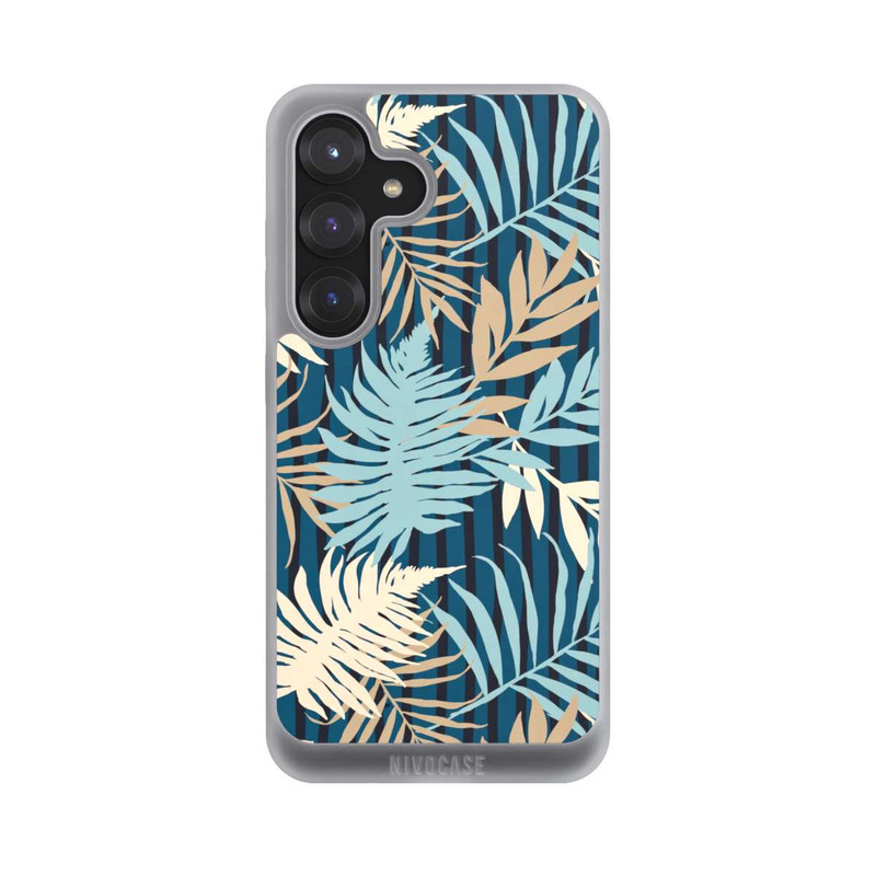 Galaxy S25 NIVOpure Palm Garden Beige Pattern