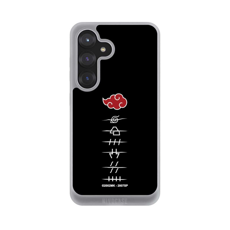 Galaxy S25 NIVOpure Akatsuki Mitgliedssymbole Schwarz
