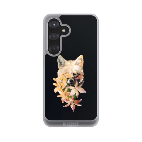 Samsung Galaxy S25 NIVOpure Blumen-Fuchs