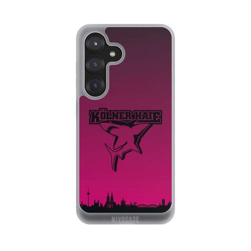 Samsung Galaxy S25 NIVOpure Kölner Haie Skyline Pink
