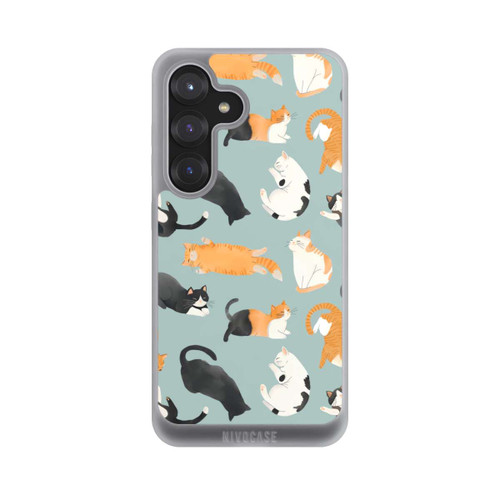 Samsung Galaxy S25 NIVOpure Cats Pattern