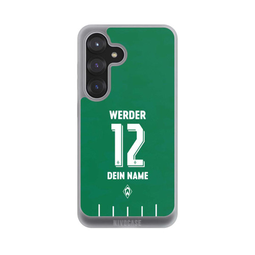Samsung Galaxy S25 NIVOpure Werder Bremen Trikot Personalisierbar 25-26