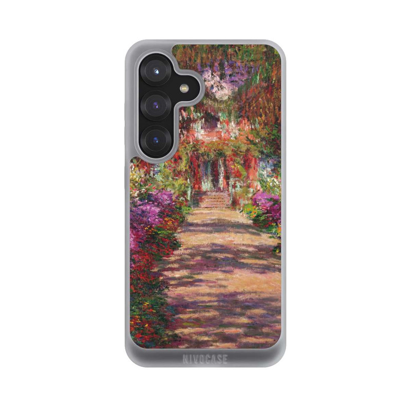 Galaxy S25 NIVOpure Eine Allee in Monets Garten in Giverny by Claude Monet