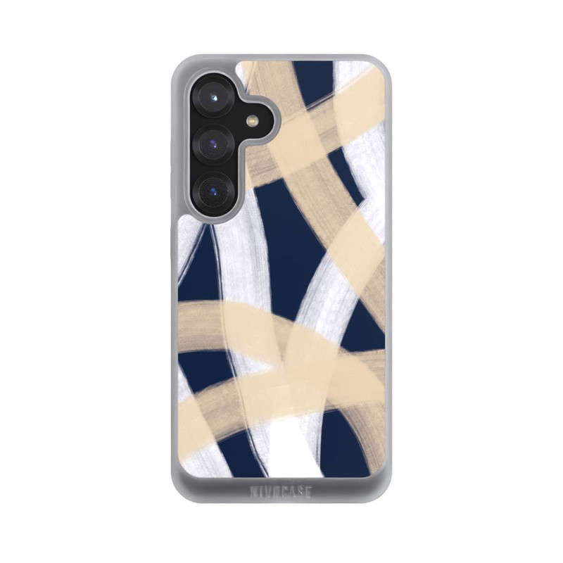 Galaxy S25 NIVOpure Laced Up Beije Blue