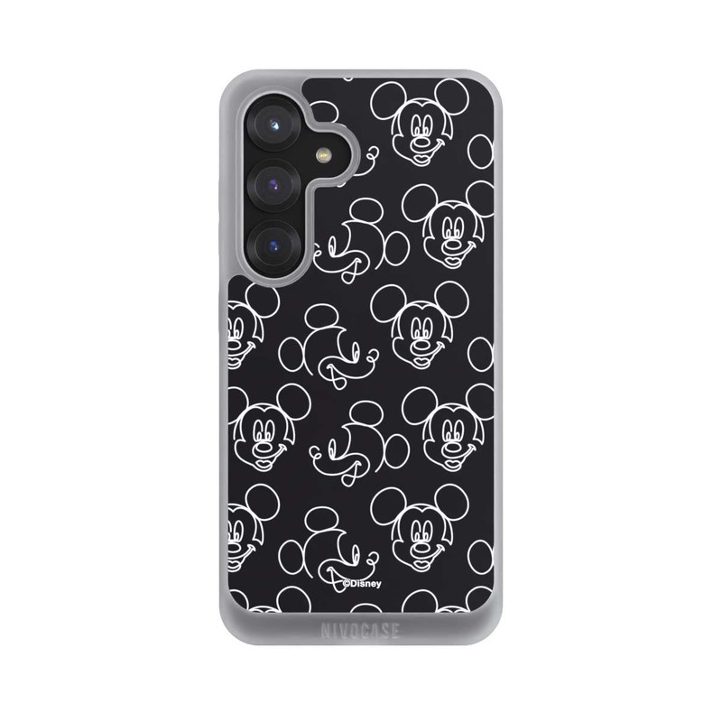 Galaxy S25 NIVOpure Disney Mickey Muster Schwarz