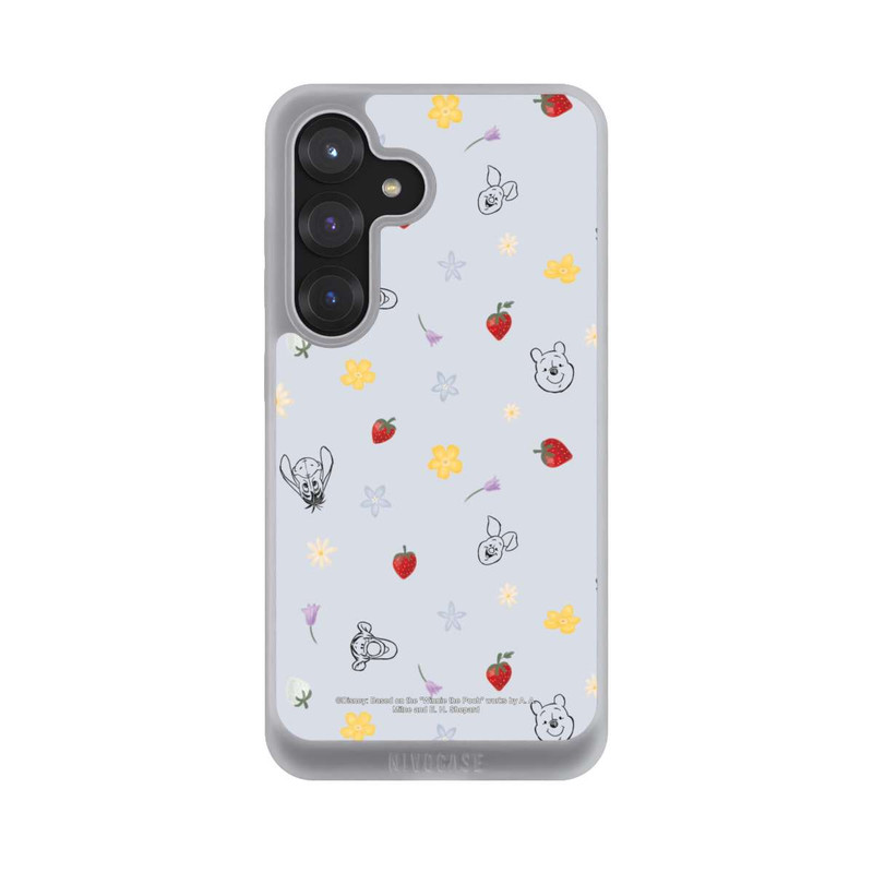 Galaxy S25 NIVOpure Winnie Puuh und Freunde Erdbeer Muster Blau