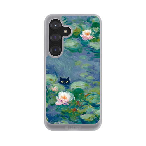Samsung Galaxy S25 NIVOpure Katze im Teich Gemälde Impressionismus