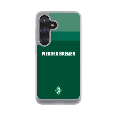 Samsung Galaxy S25 NIVOpure Werder Bremen Schriftzug Raute