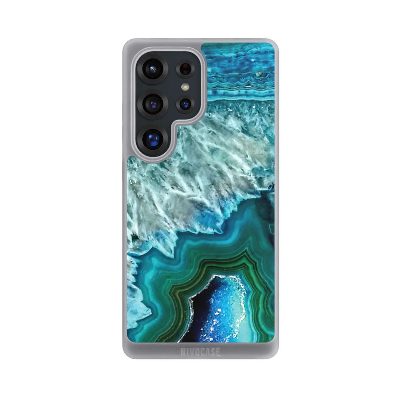 Galaxy S25 Ultra NIVOpure Kristall Achat Grün