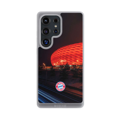 Samsung Galaxy S25 Ultra NIVOpure Allianz Arena bei Nacht FCB