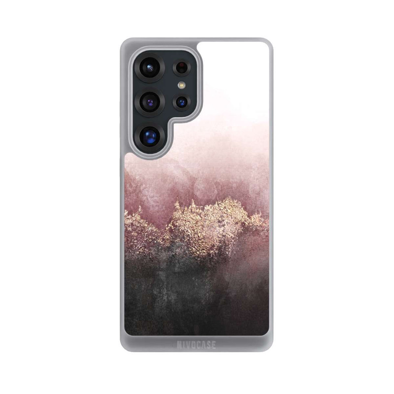 Galaxy S25 Ultra NIVOpure Rosa Himmelsstaub Golddruck