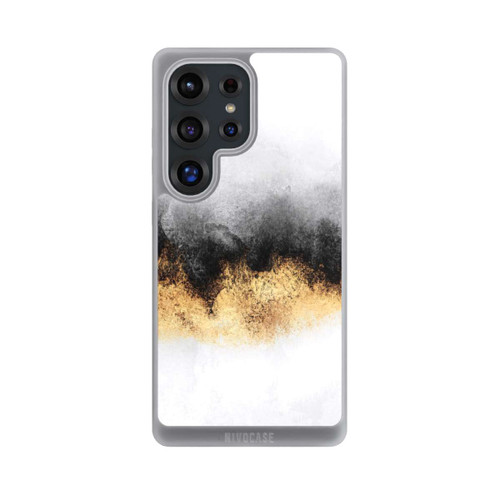 Samsung Galaxy S25 Ultra NIVOpure Gris Ciel Poussière Or Imprimé