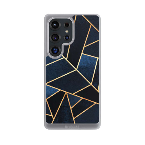 Samsung Galaxy S25 Ultra NIVOpure Imprimé Pierre Or Marine
