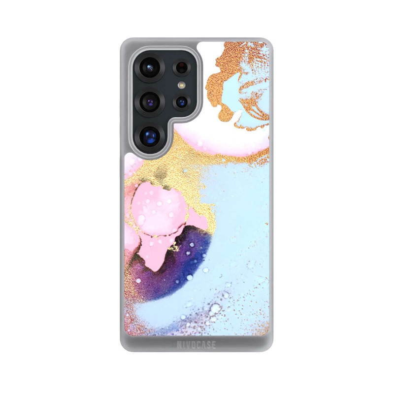 Galaxy S25 Ultra NIVOpure Pastel Glamour Ink Texture