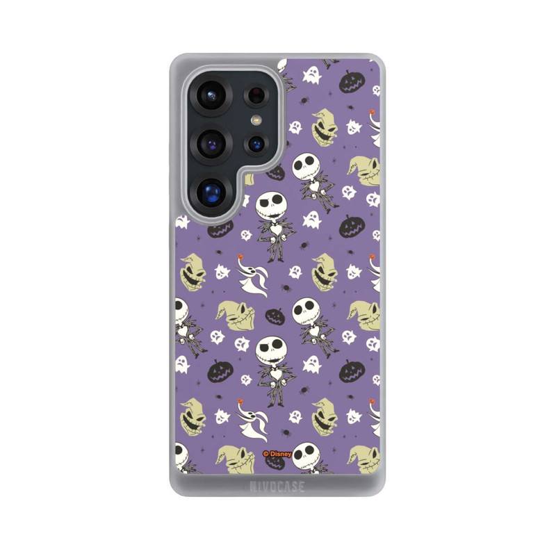 Galaxy S25 Ultra NIVOpure Jack Purple Pattern Tim Burtons Nightmare before Christmas