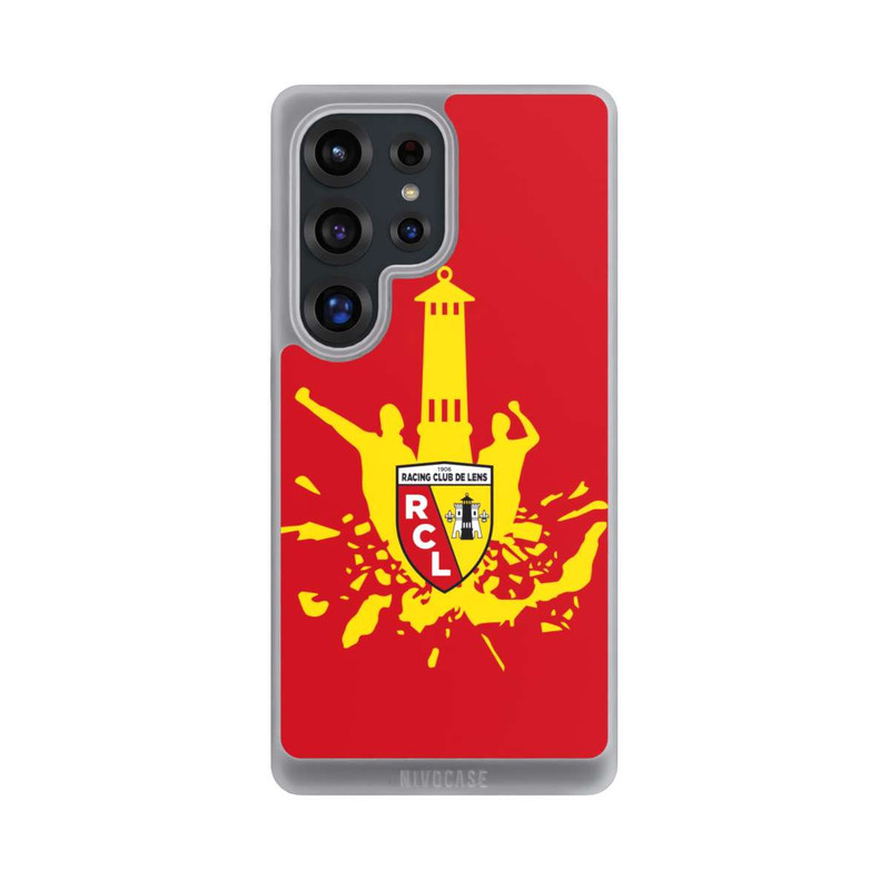Galaxy S25 Ultra NIVOpure RC Lens Tour jaune sur rouge