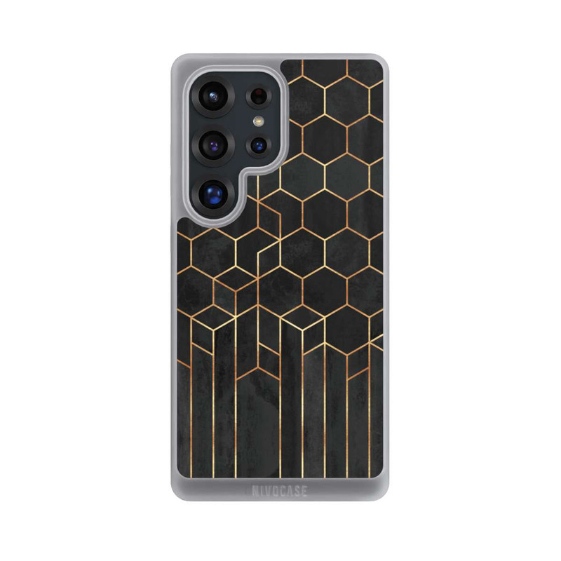Galaxy S25 Ultra NIVOpure Schwarze Sechsecke