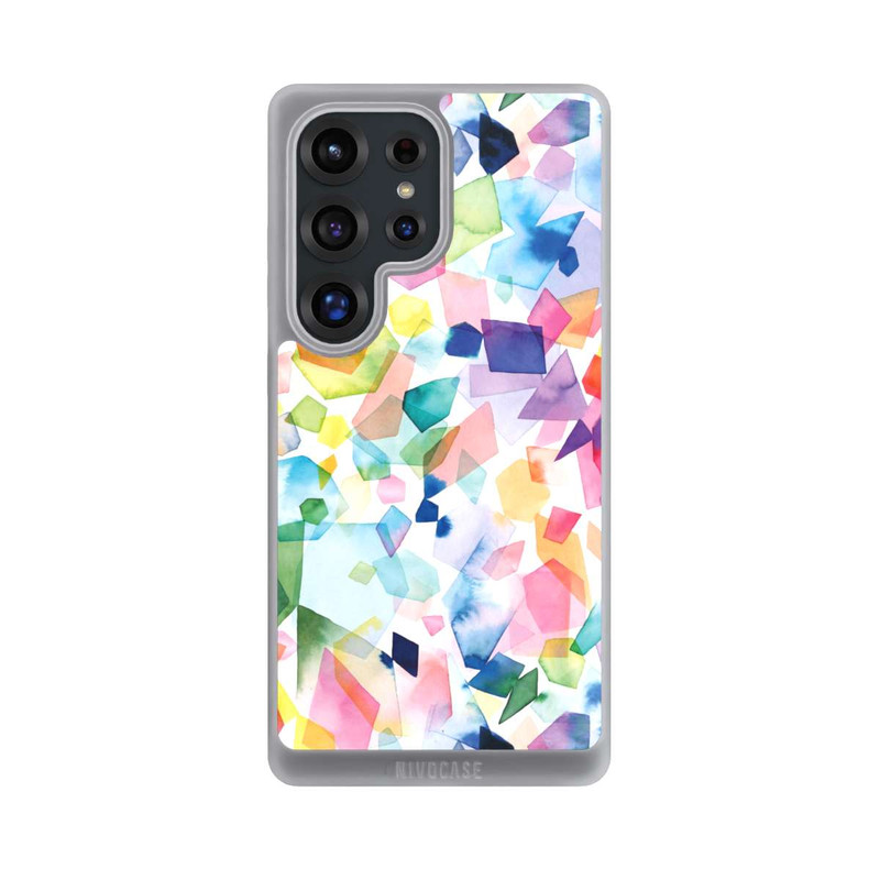 Galaxy S25 Ultra NIVOpure Colorful Watercolor Gems Diamonds