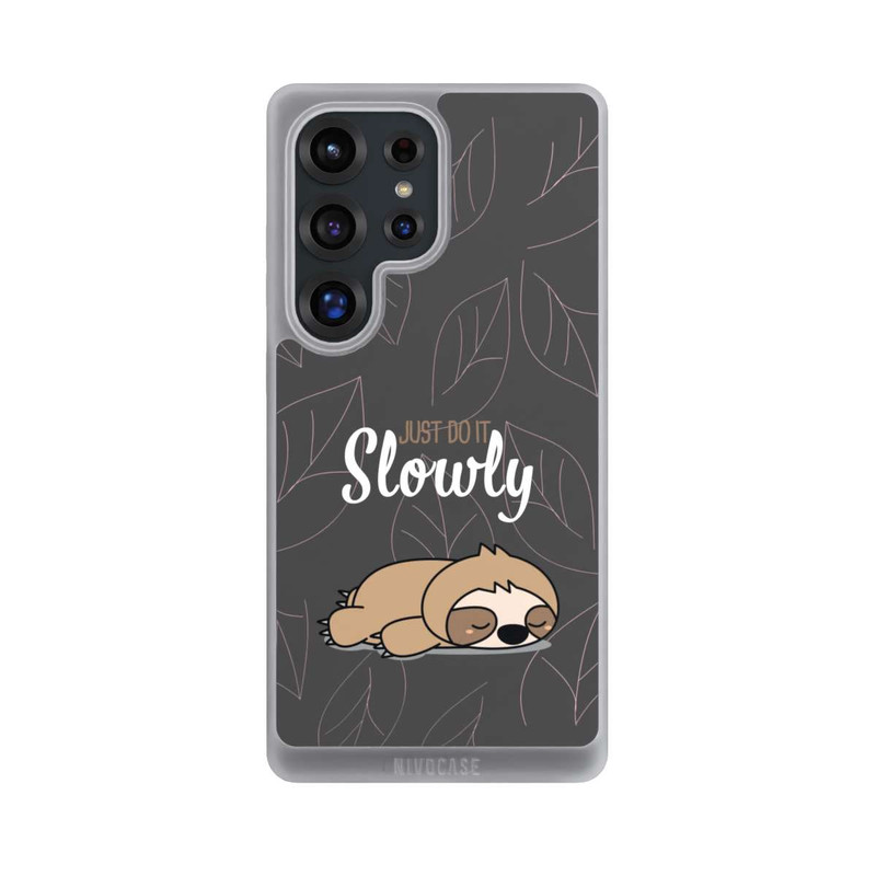 Galaxy S25 Ultra NIVOpure Just Do It Slowly Sloth Grey