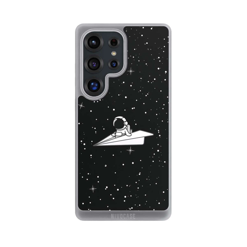 Galaxy S25 Ultra NIVOpure Astronaut Paper Plane Comic