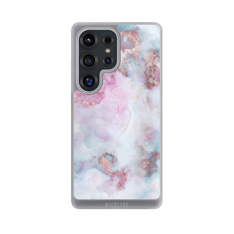 Galaxy S25 Ultra NIVOpure Encre Alcool Marbre Bleu