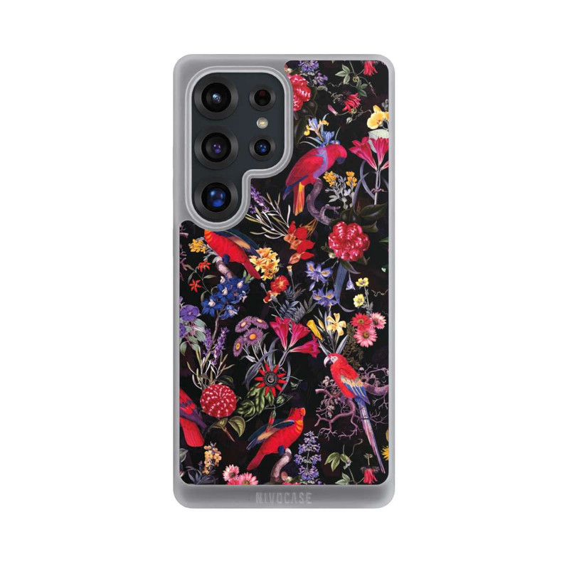 Galaxy S25 Ultra NIVOpure Dark Flowers and Parrots