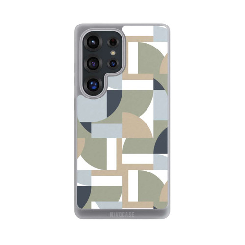 Samsung Galaxy S25 Ultra NIVOpure Futuristische Bauhaus Polygone Beige