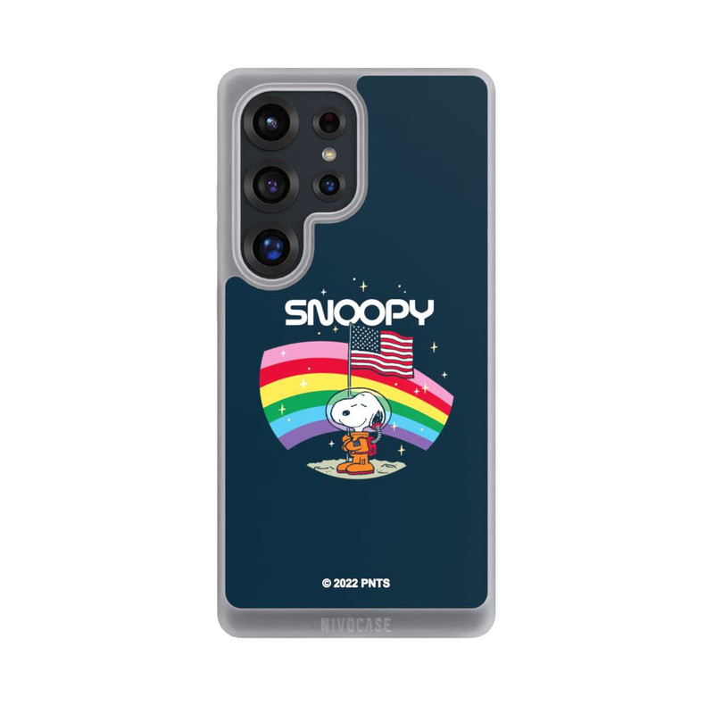 Galaxy S25 Ultra NIVOpure Snoopy Weltraumreisender Regenbogen