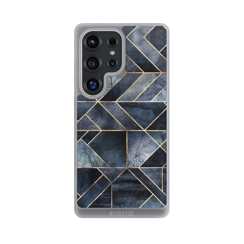 Galaxy S25 Ultra NIVOpure Abstraktes Natur-Dunkelblau