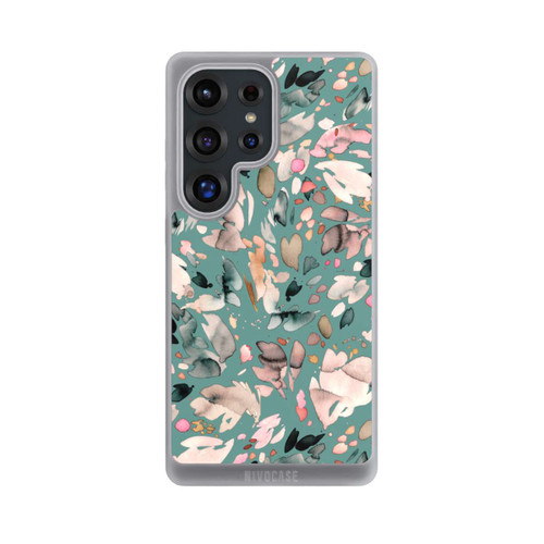 Samsung Galaxy S25 Ultra NIVOpure Abstrakte Blumenblätter grün