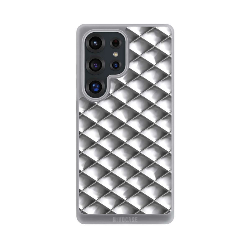 Galaxy S25 Ultra NIVOpure Glamour Silver Squares