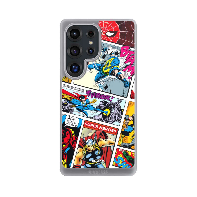 Galaxy S25 Ultra NIVOpure Marvel Retro Comic Blue