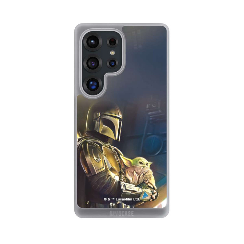 Galaxy S25 Ultra NIVOpure Mandalorianer und Grogu im Schiff