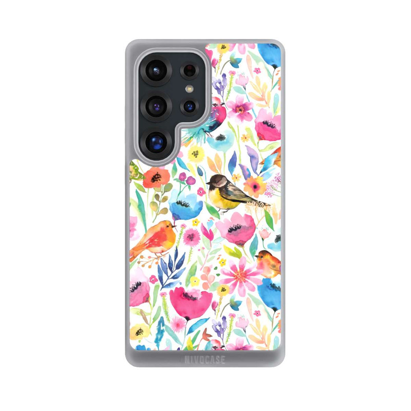 Galaxy S25 Ultra NIVOpure Whimsical Birds and Flowers