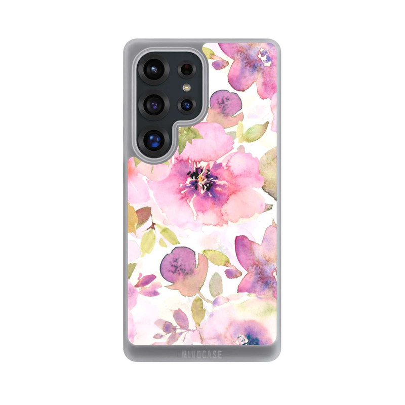 Galaxy S25 Ultra NIVOpure Tapete mit rosa Blumen