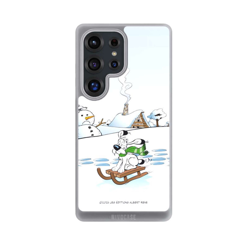 Galaxy S25 Ultra NIVOpure Idéfix fait du traîneau